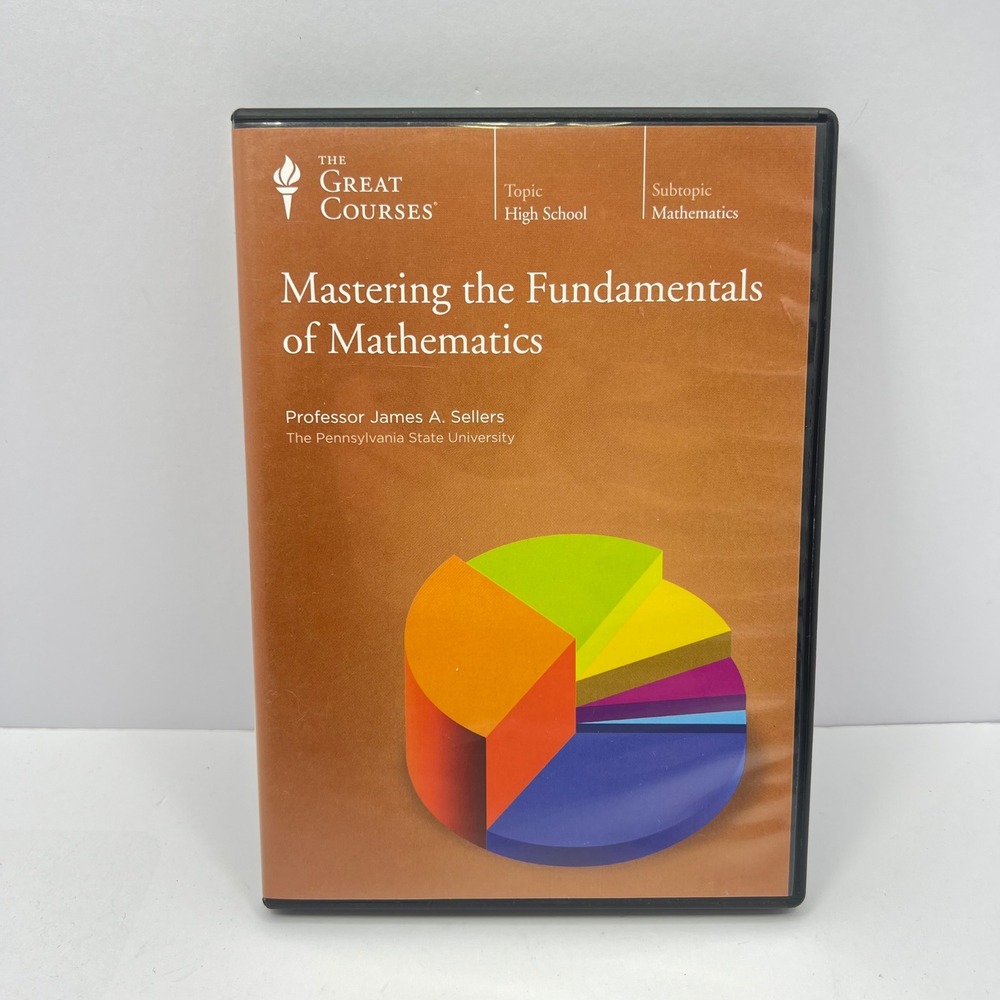 The Great Courses "Mastering the Fundamentals of Mathematics" 4-DVDs Homeschool